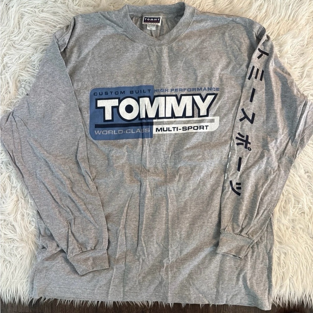 Korean - Tommy Sports Gear long sleeve Shirt Size XL- Fits Like XXL